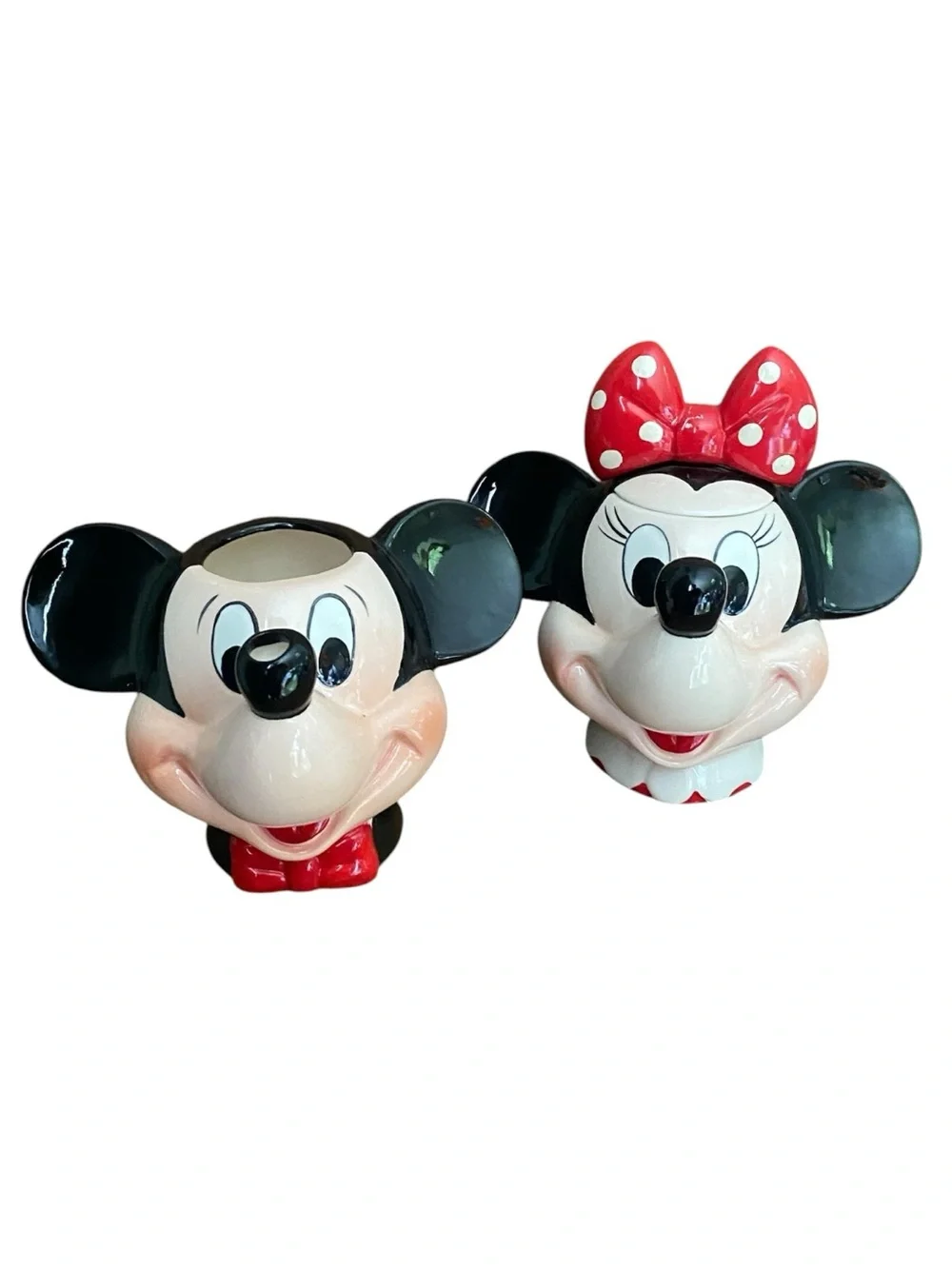 Disney Mickey & Minnie Ceramic sugar and creamer set